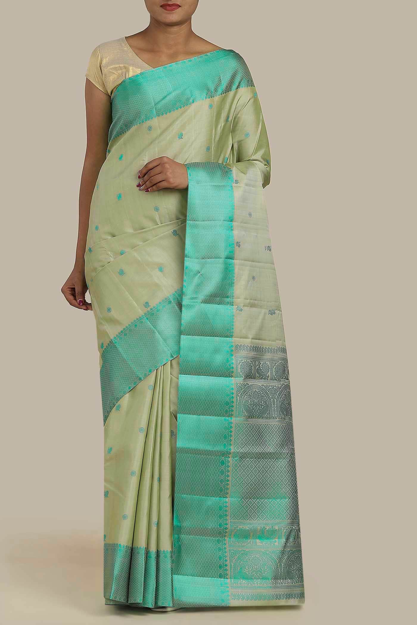 Green Kanchipuram Silk Saree