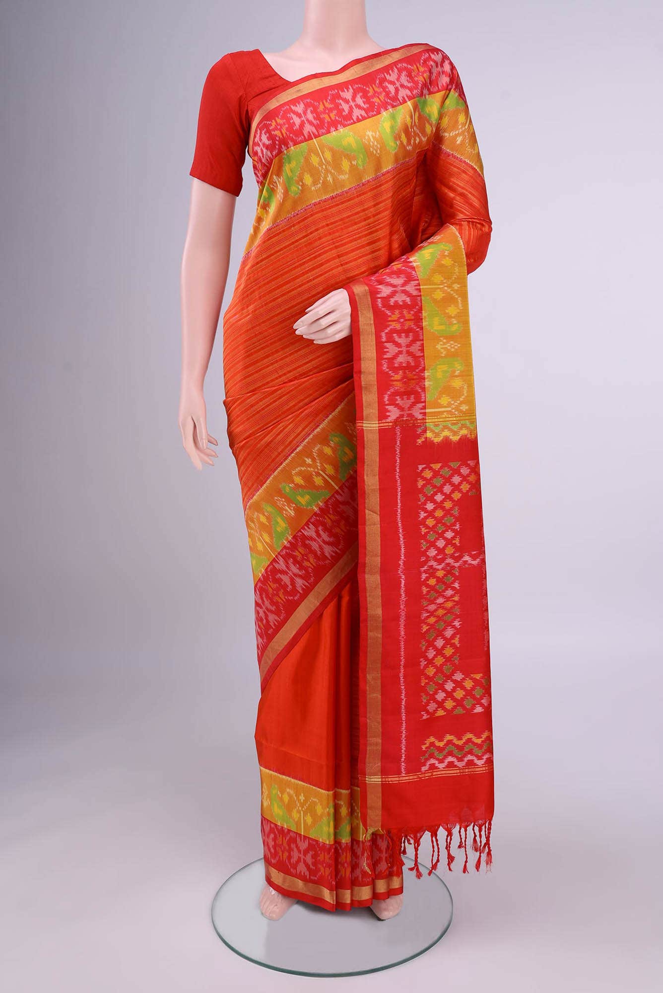 Red Soft Silk Saree
