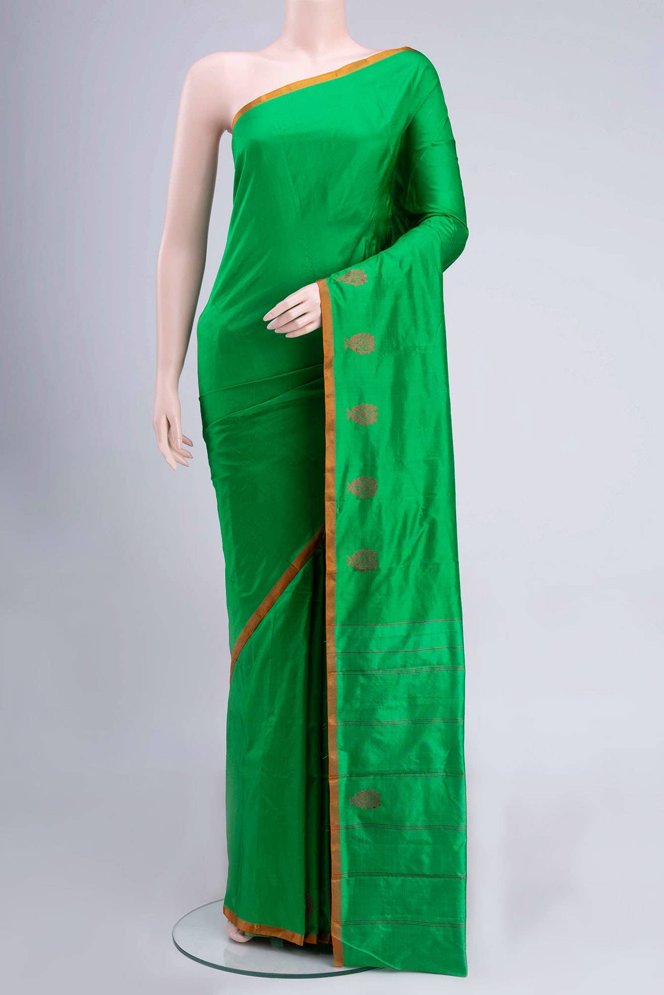 Green Kanchipuram Silk Saree