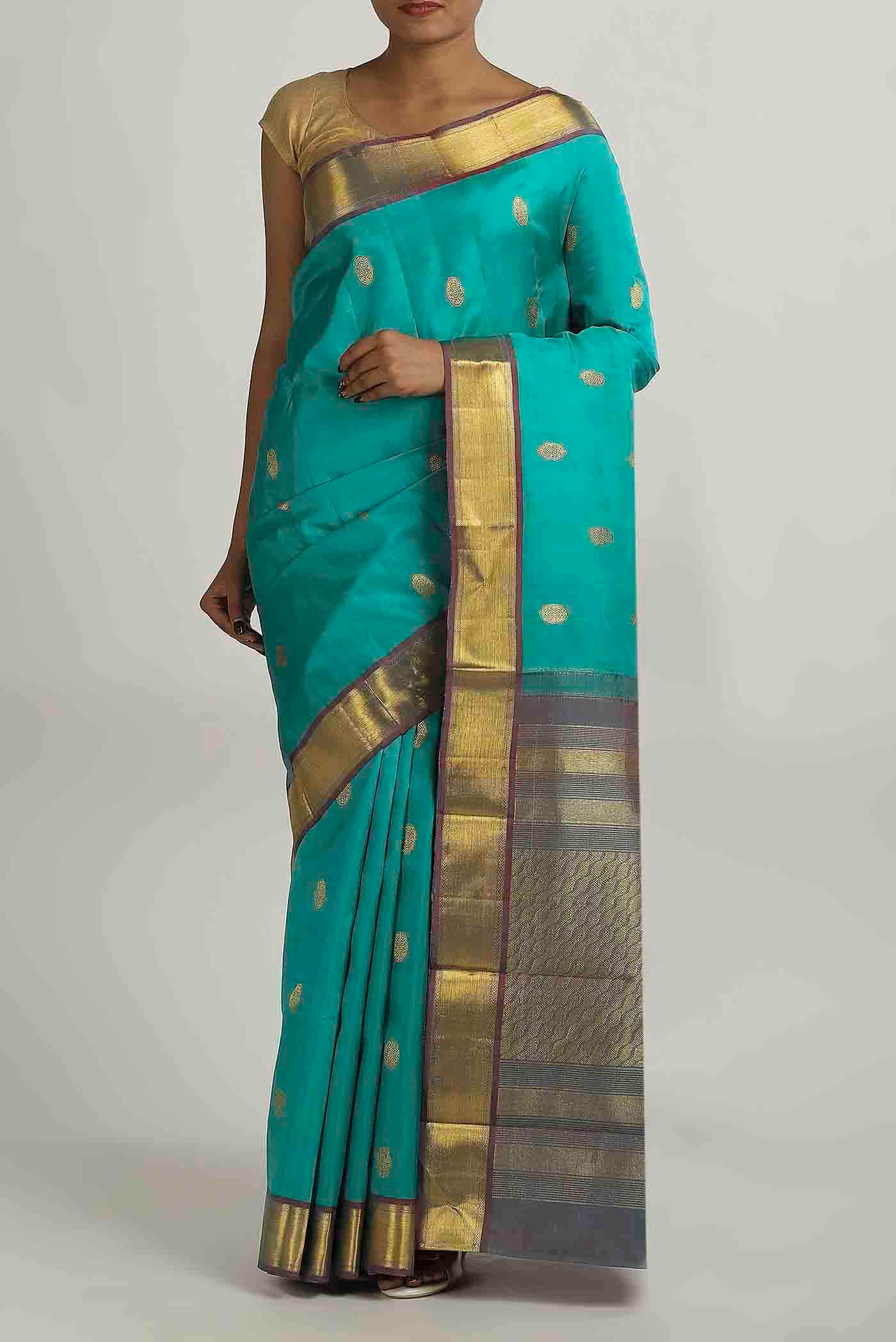 Green Kanchipuram Silk Saree