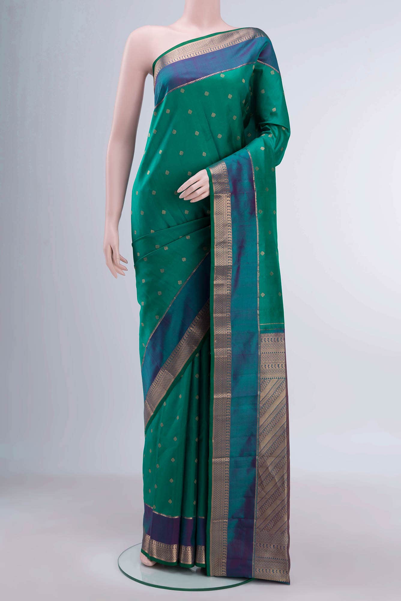 Green Kanchipuram Silk Saree