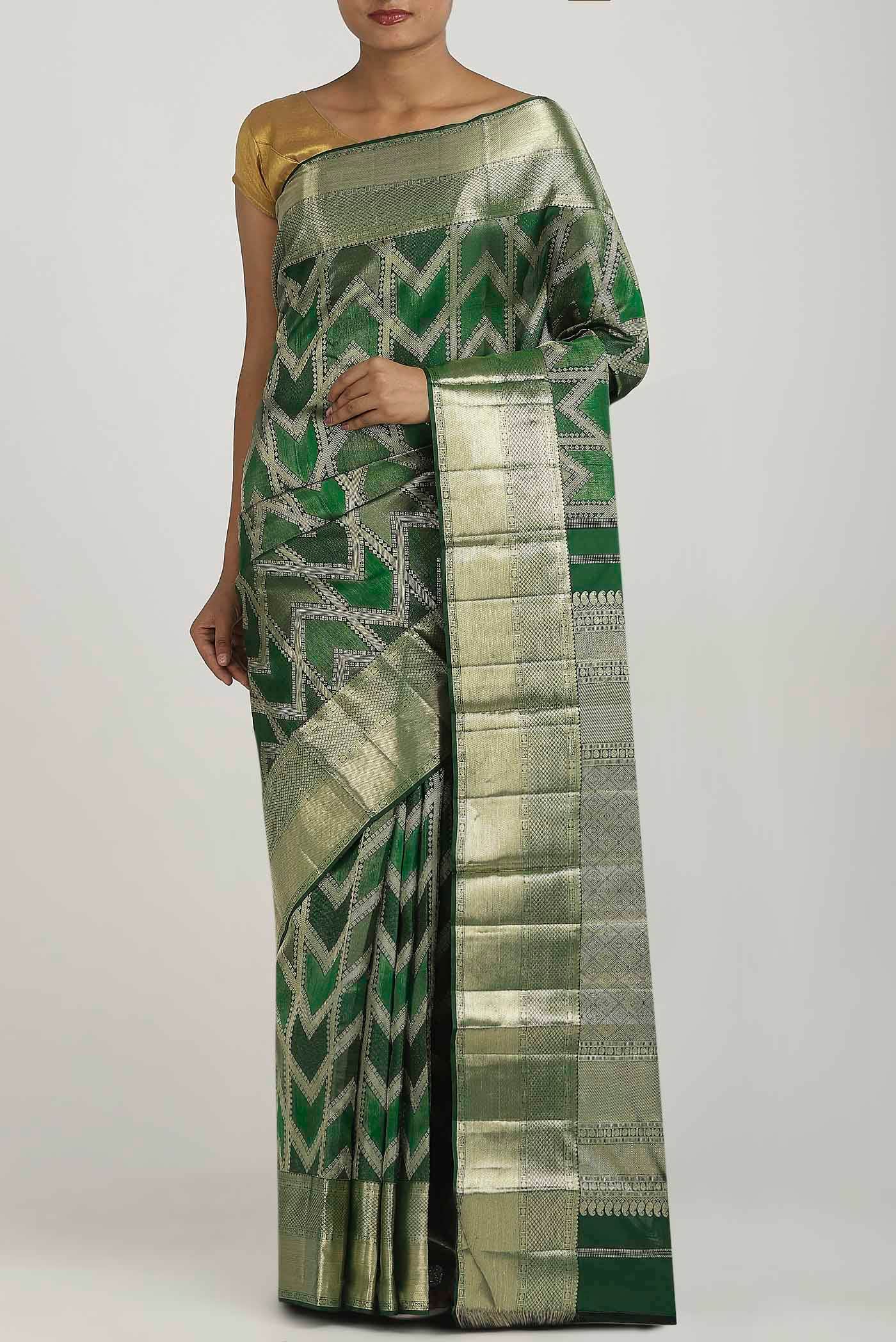 Green Kanchipuram Silk Saree