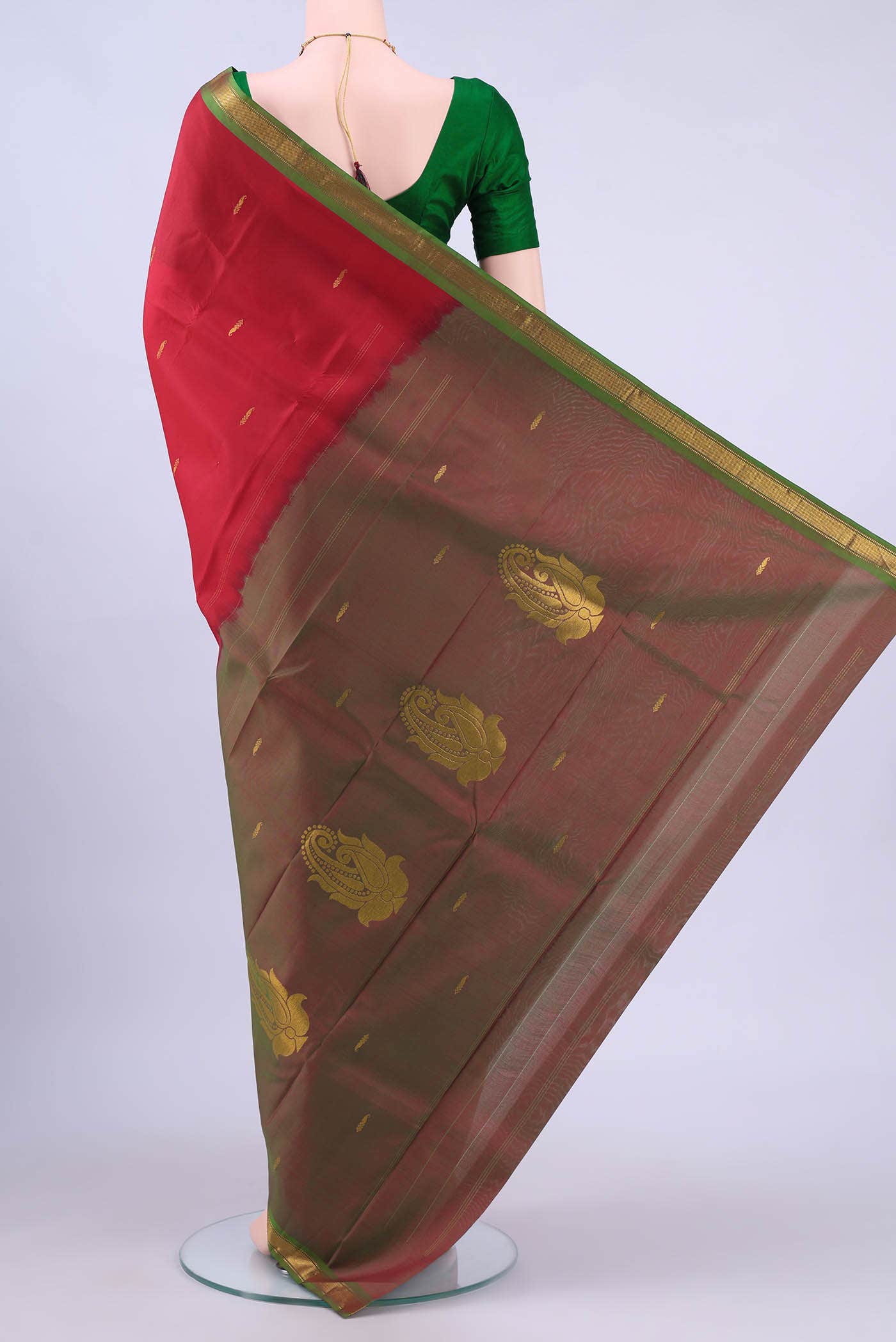 Red Kanchipuram Silk Saree