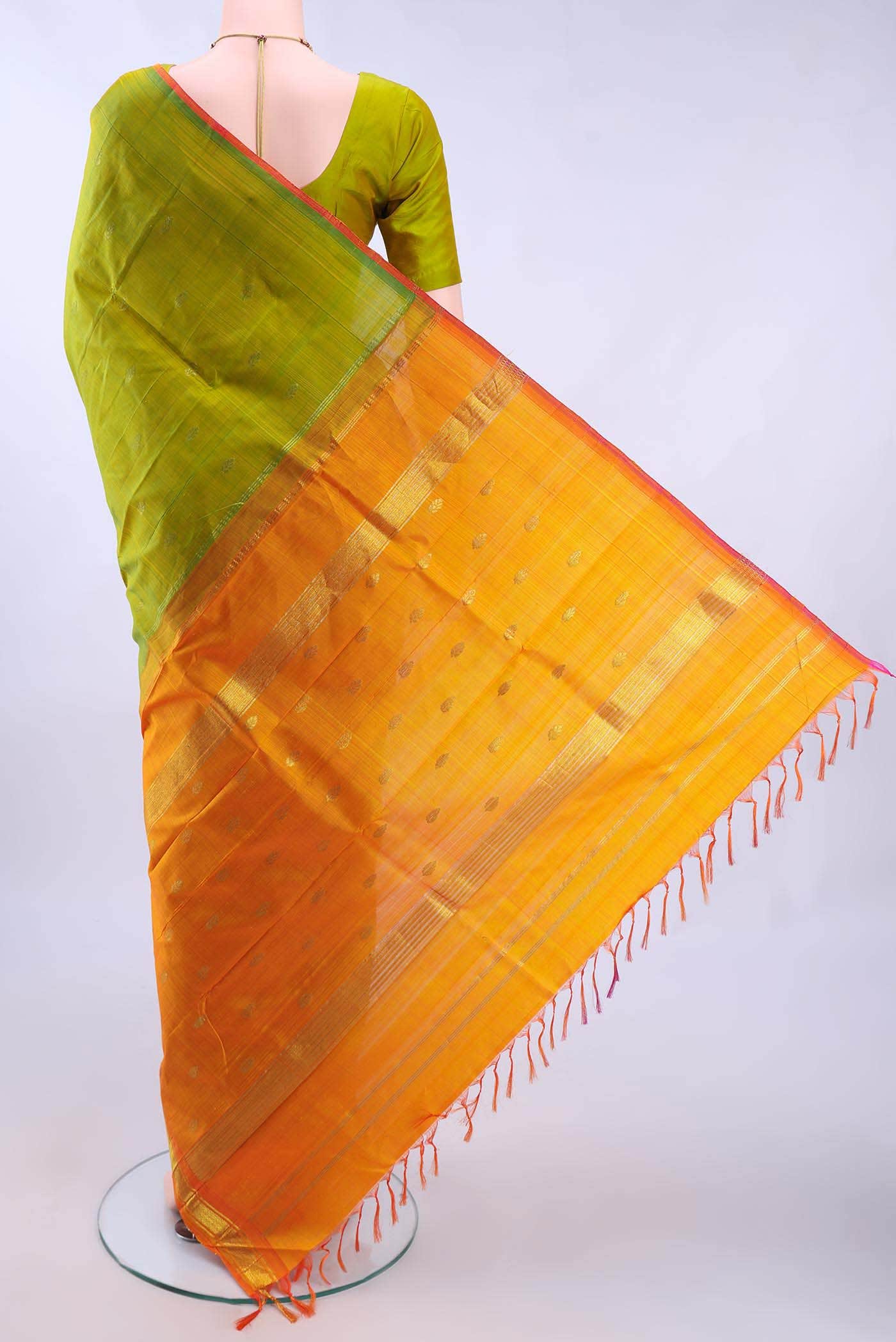 Green Kanchipuram Silk Saree