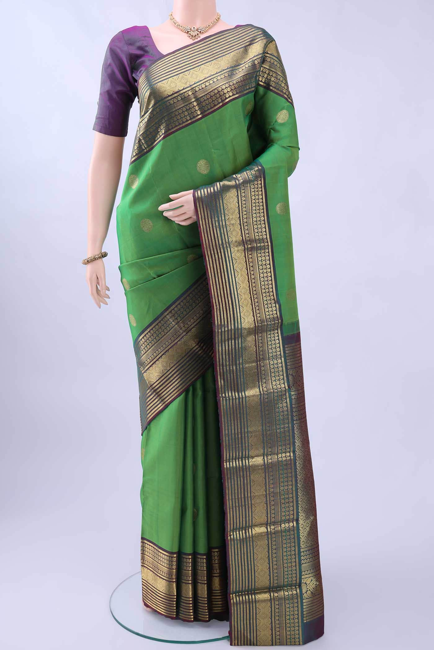 Green Kanchipuram Silk Saree