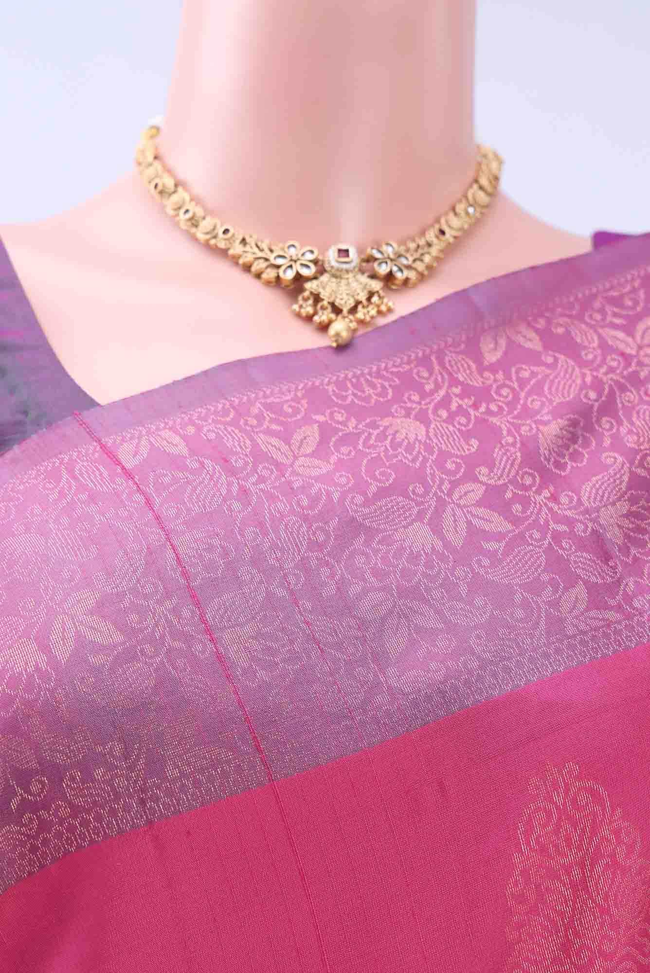 Pink Soft Silk Saree