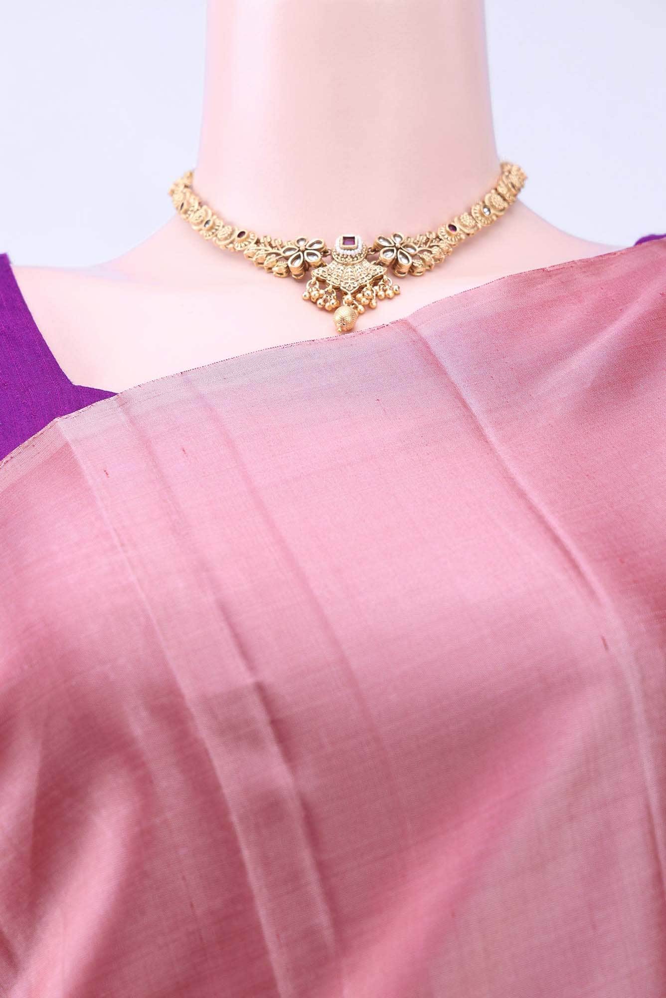 Cinnamon Soft Silk Saree