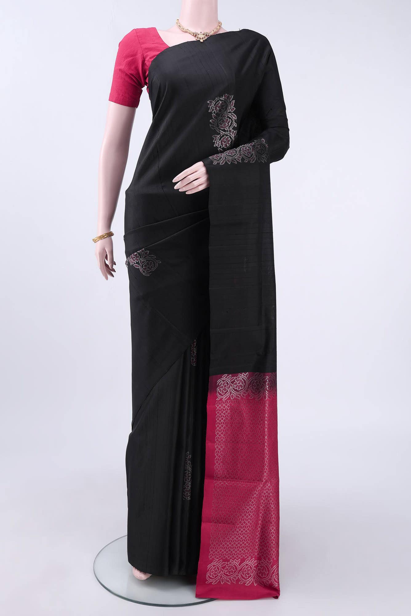 Black Soft Silk Saree