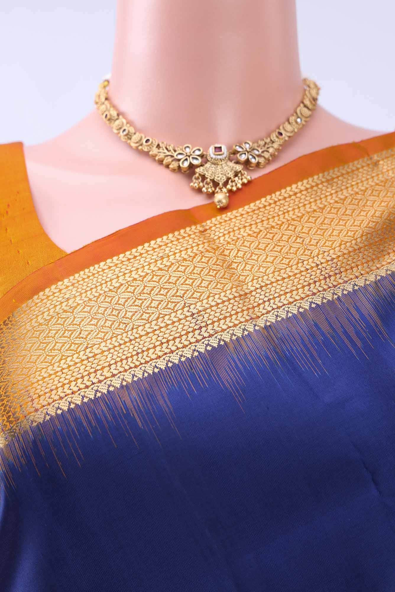 Navy Blue Soft Silk Saree