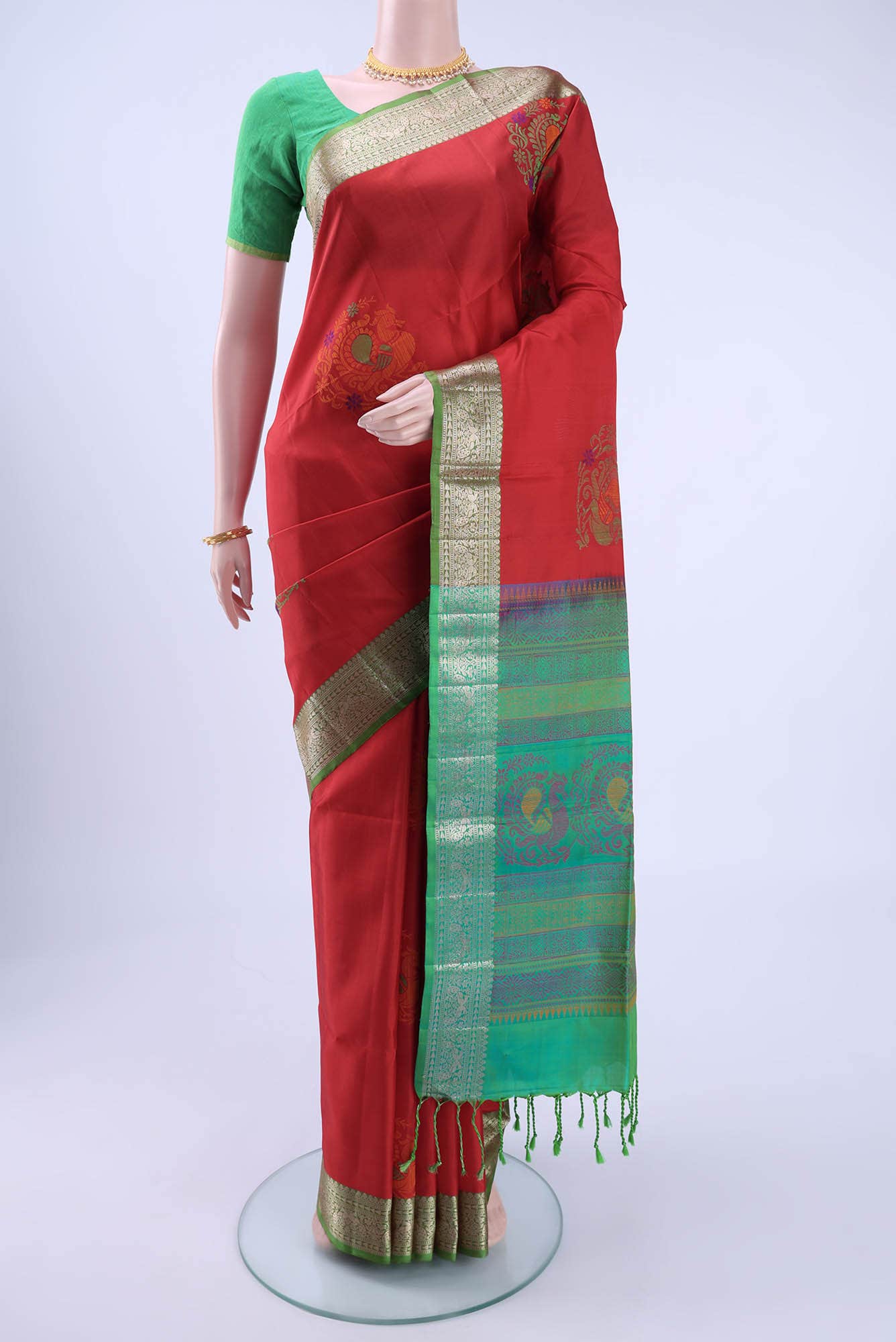 Red Soft Silk Saree