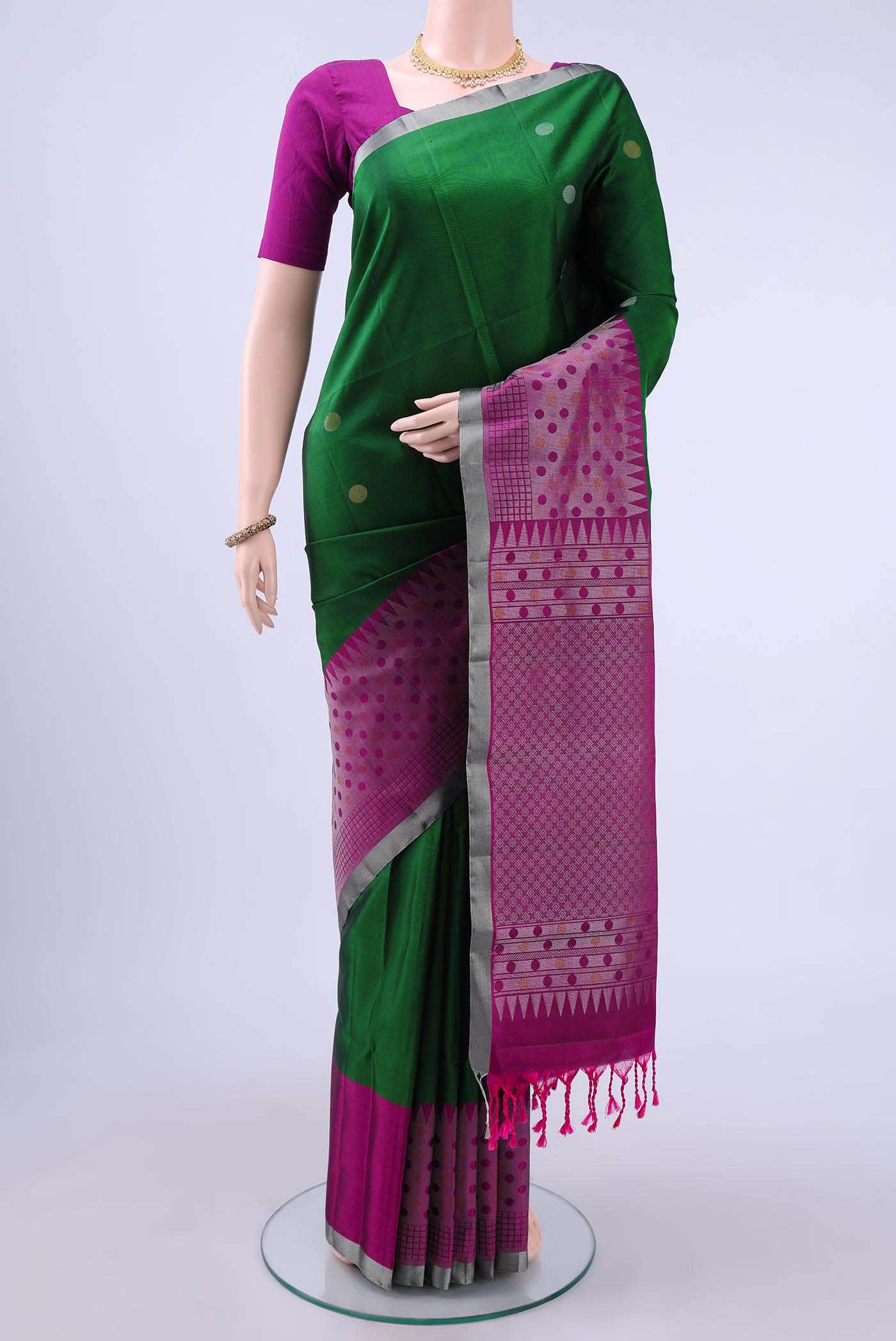 no Dual Tone Soft Silk Saree