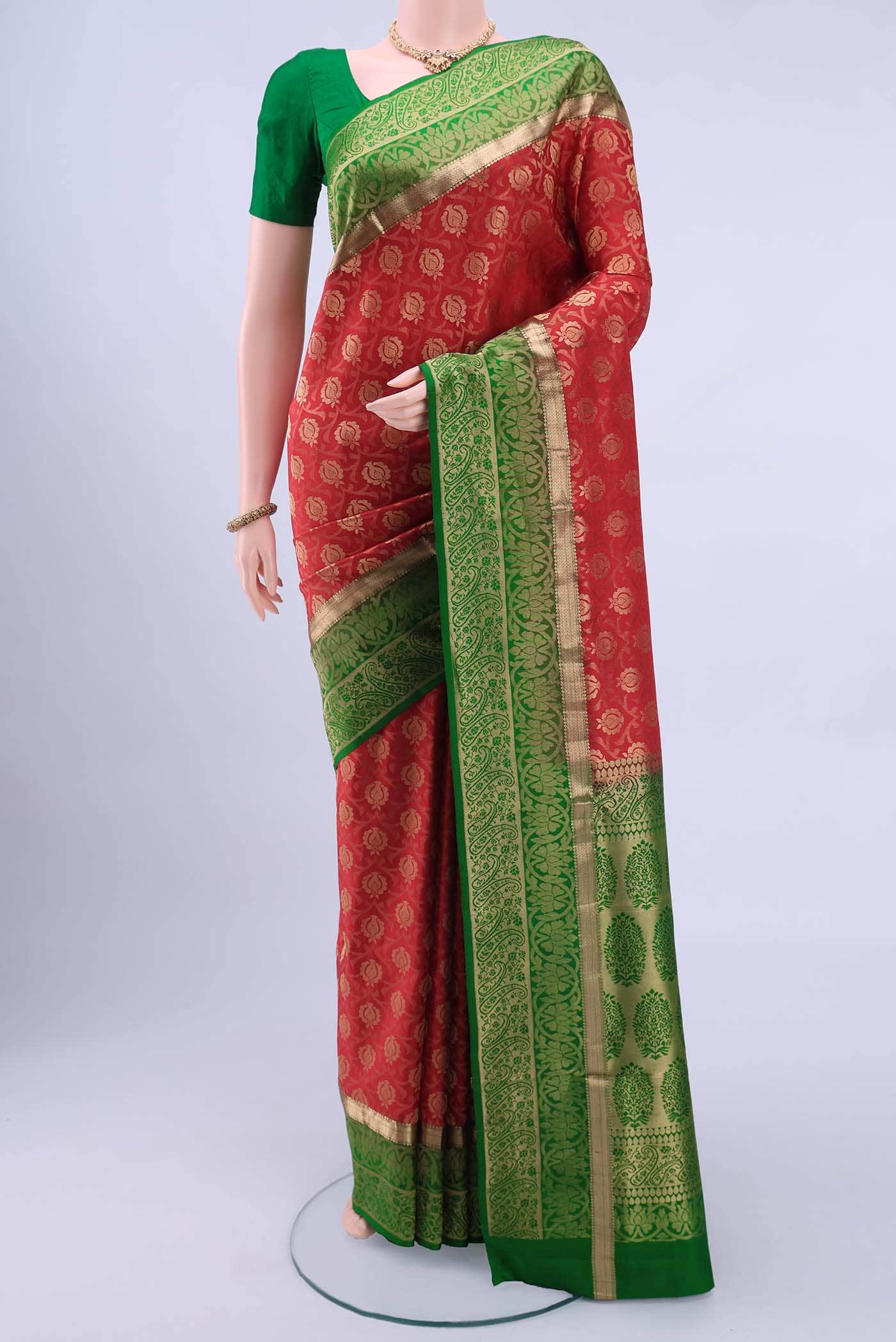 Red Soft Silk Saree