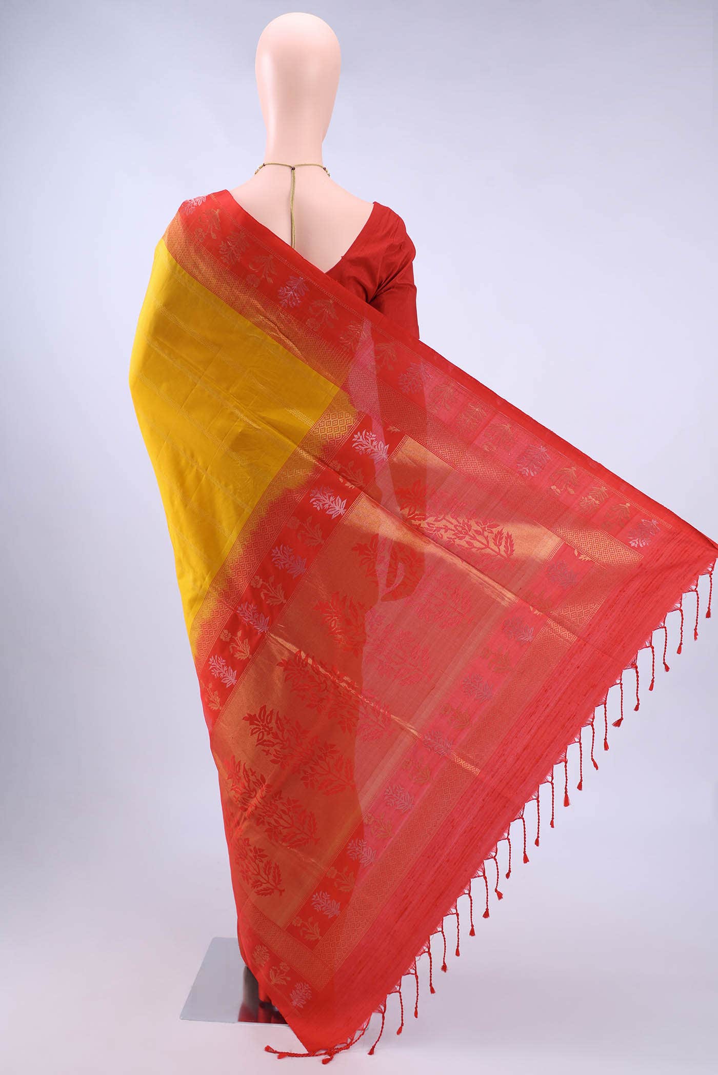 Yellow Soft Silk Saree