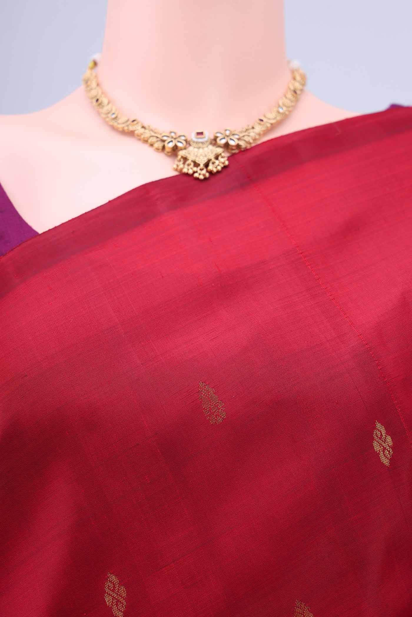 Red Kanchipuram Silk Saree