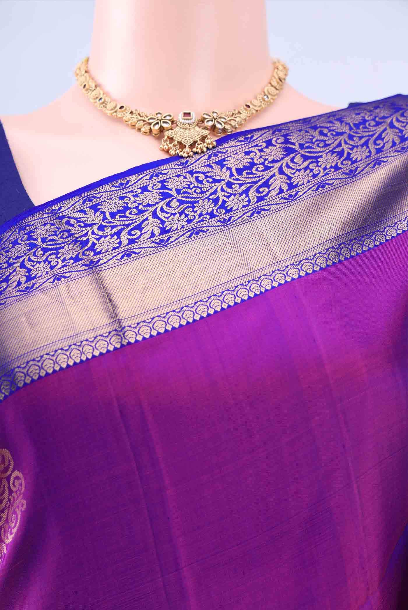 Magenta Soft Silk Saree