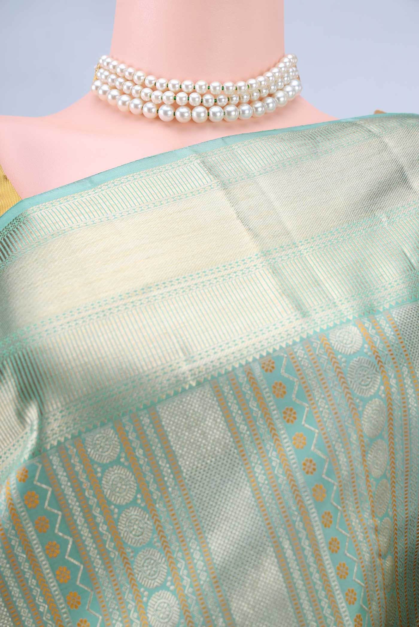 Light Green Kanchipuram Saree