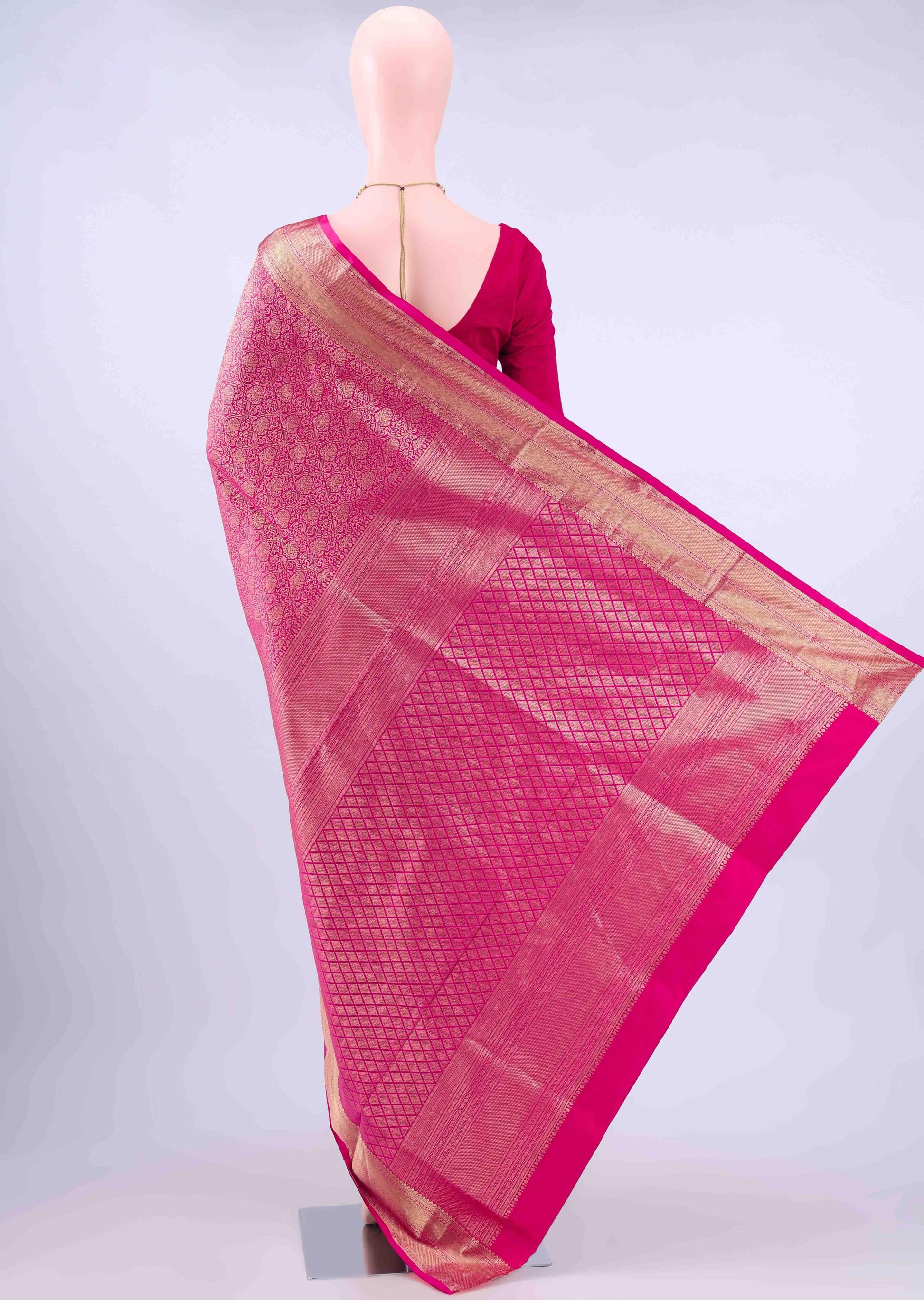 Pink Soft Silk Saree