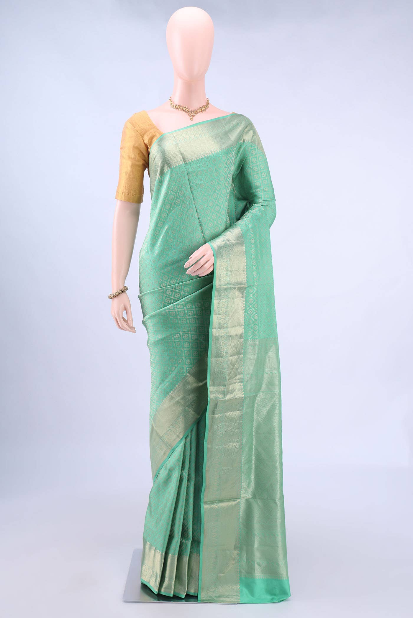 Sky Blue Uppada Silk Saree