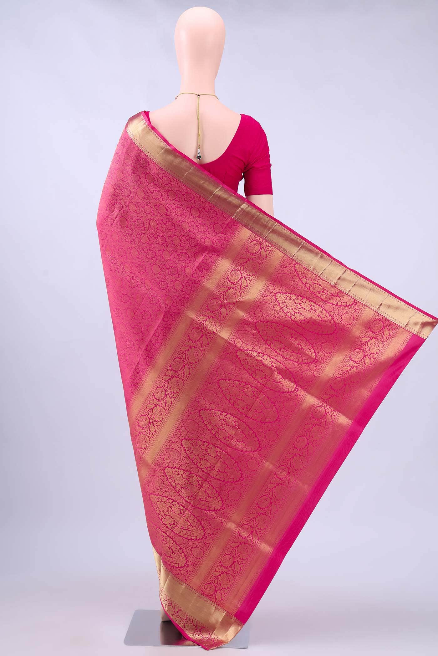 Pink Soft Silk Saree