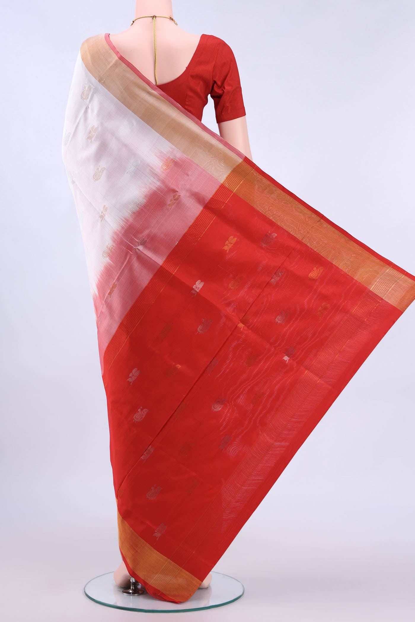 White Uppada Silk Saree