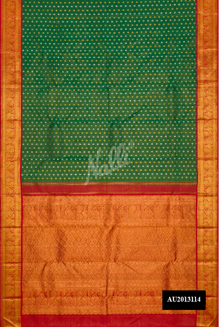 Green Kanchipuram Silk Saree