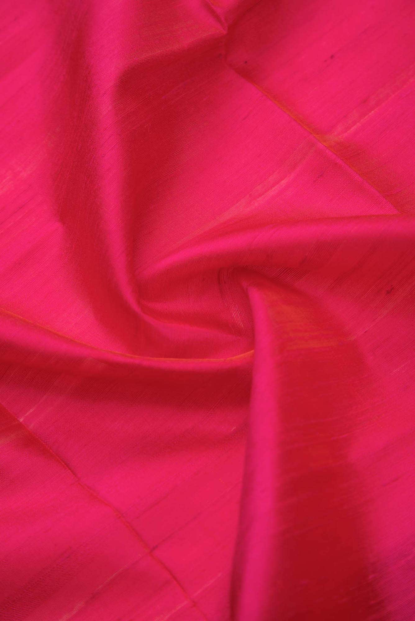 Pink Raw Silk Saree