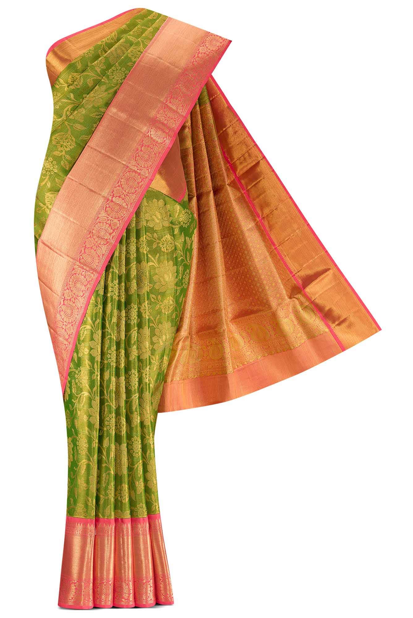 Green Kanchipuram Silk Saree