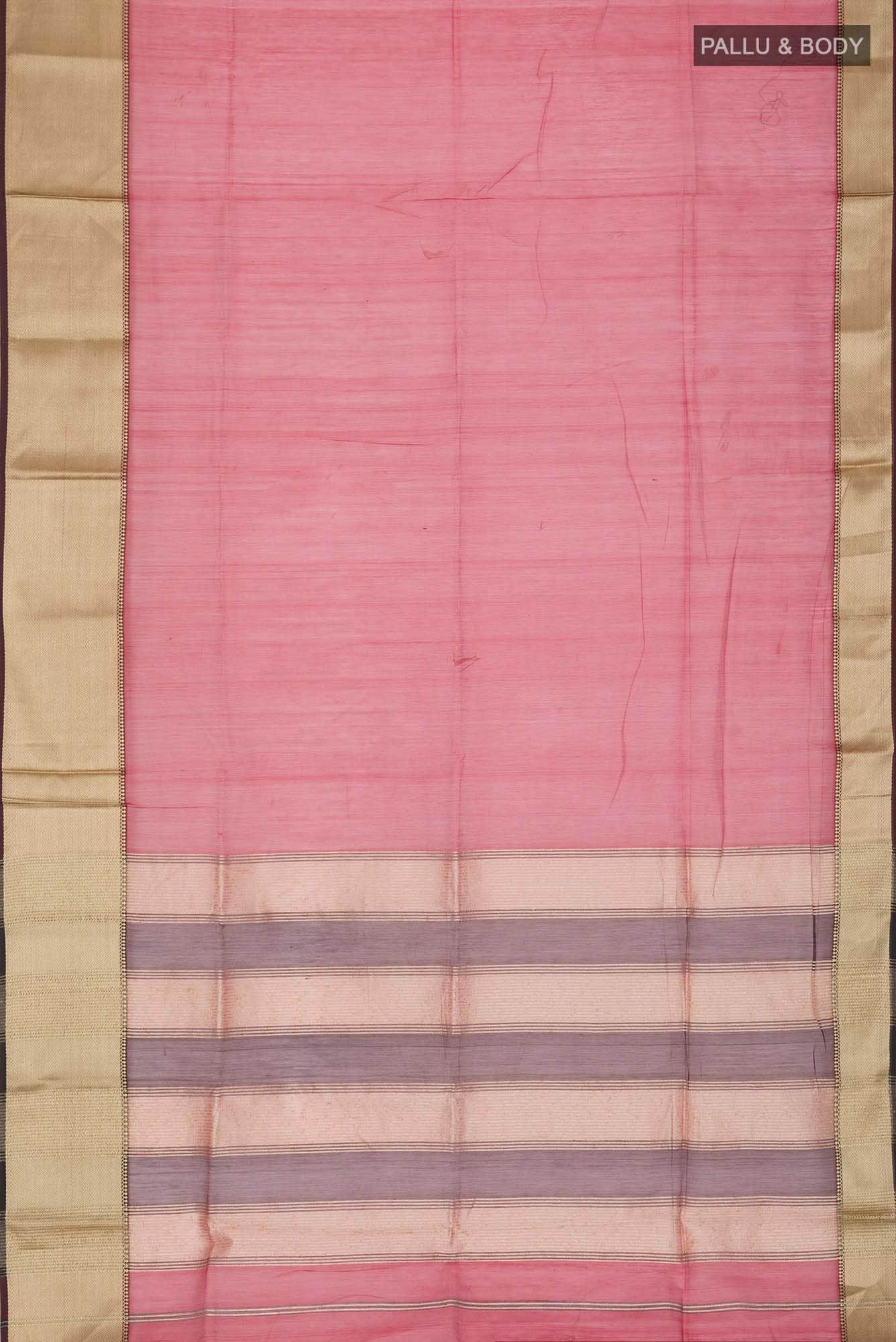 Red Maheshwari Silk Cotton Saree