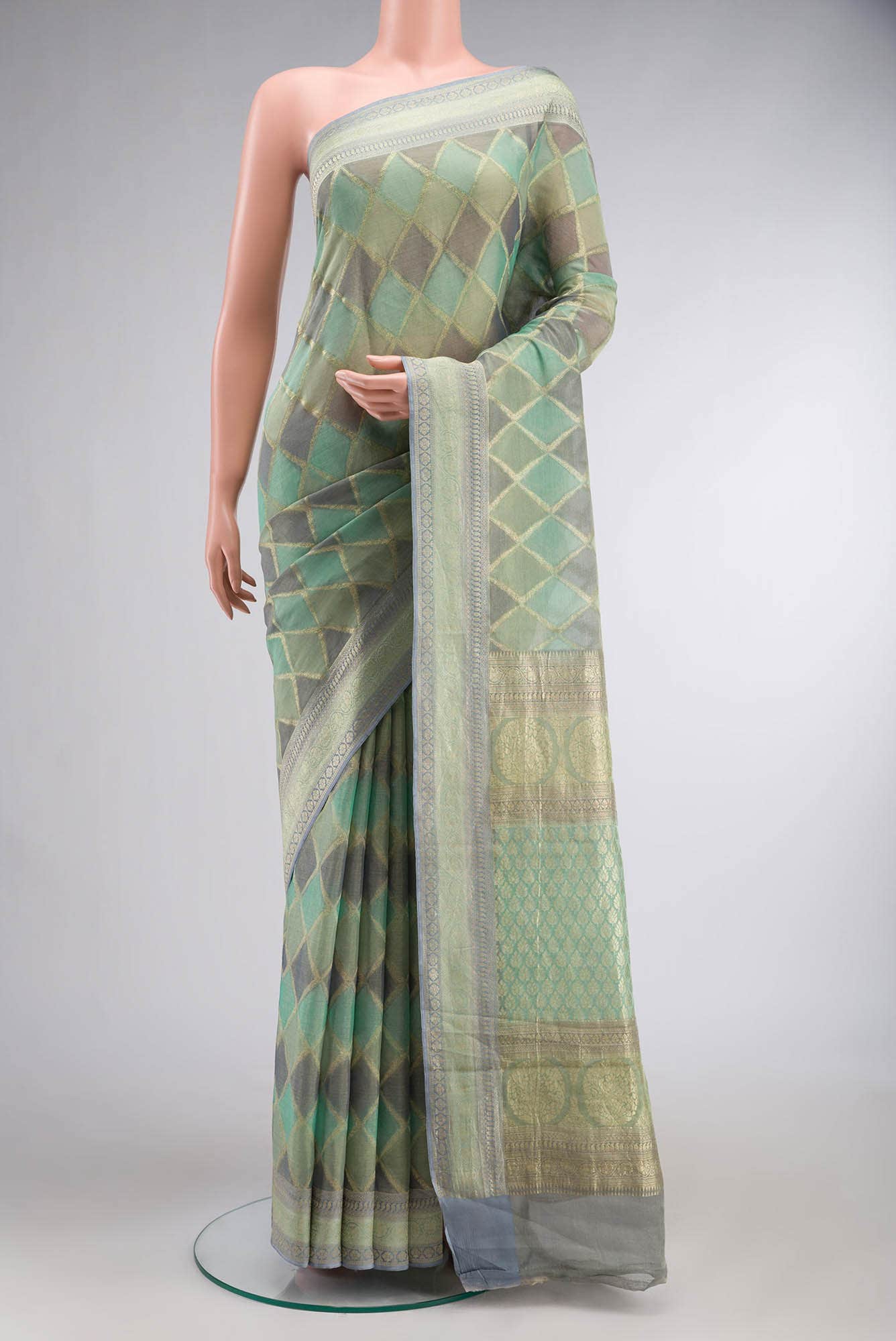 Multi Mysore Georgette Saree