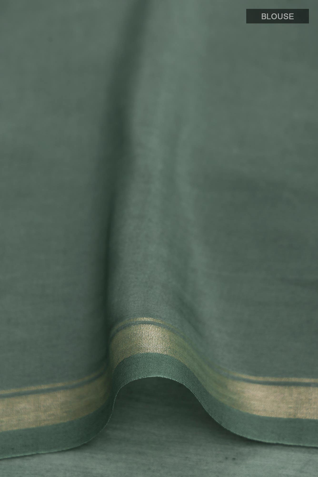 Green Maheshwari Silk Cotton Saree