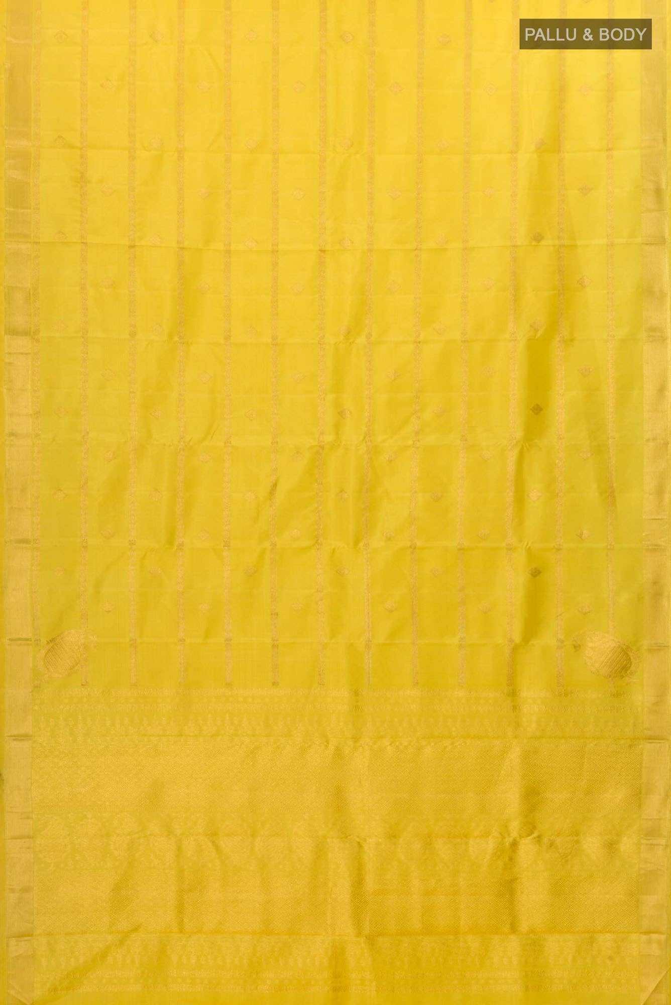 Ramya-Yellow Kanchipuram Silk Saree