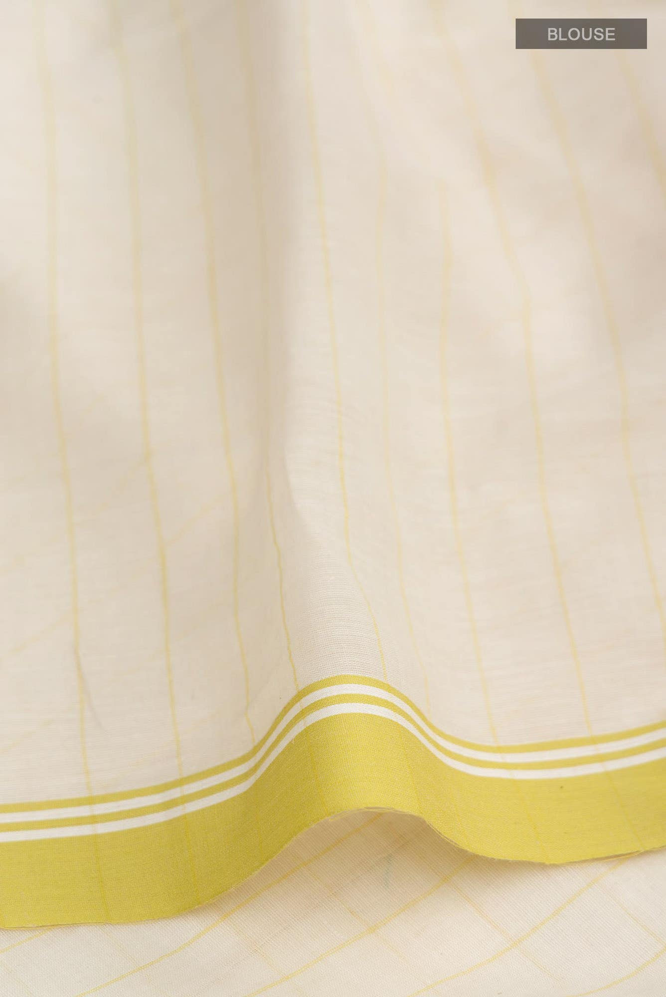 Beige Bengal Cotton Saree