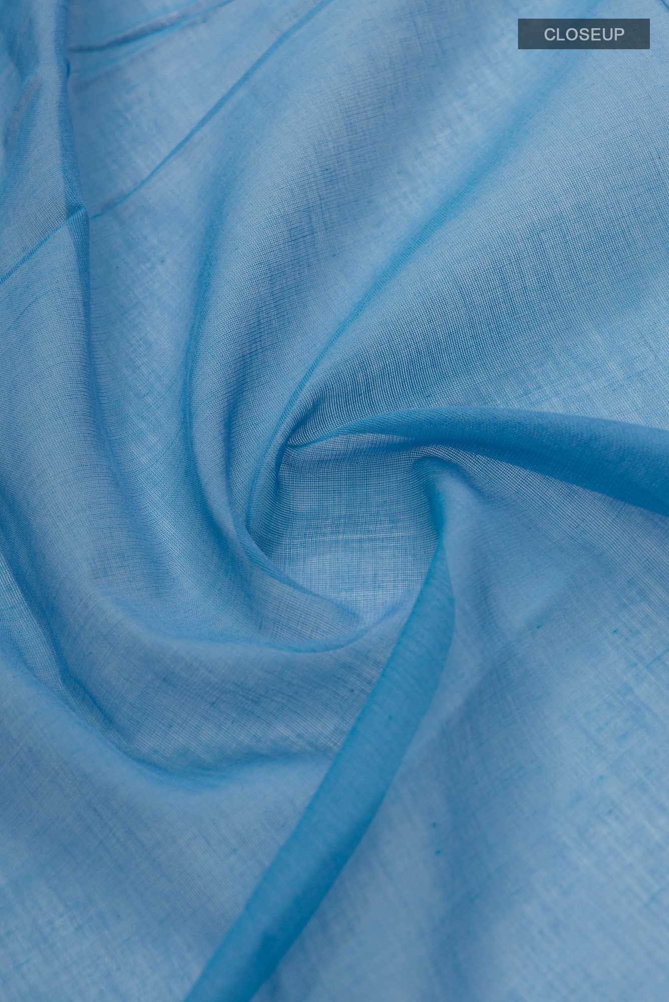Suchitra-Blue Bengal Cotton Saree