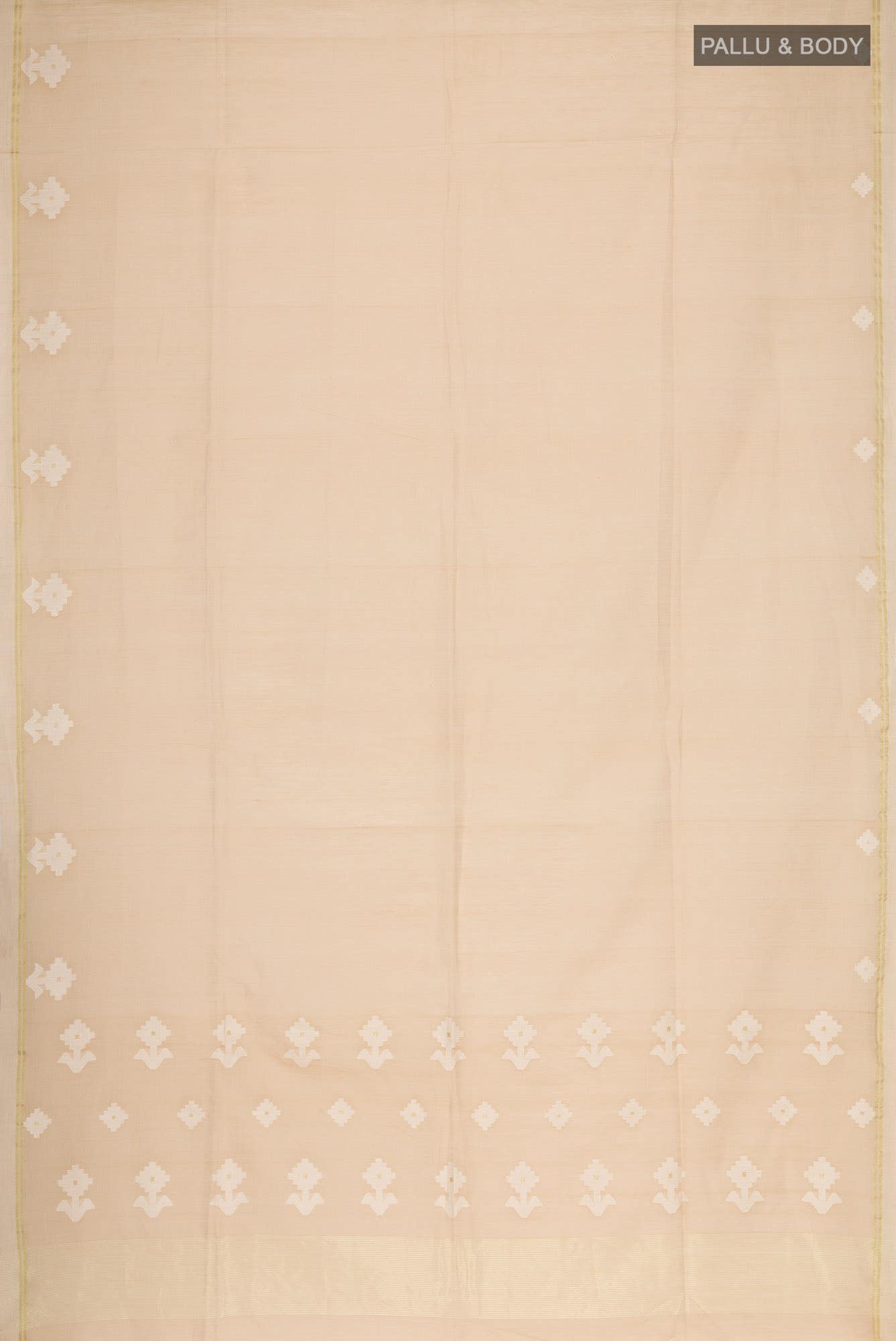 Anuradha-Beige Bengal Cotton Saree