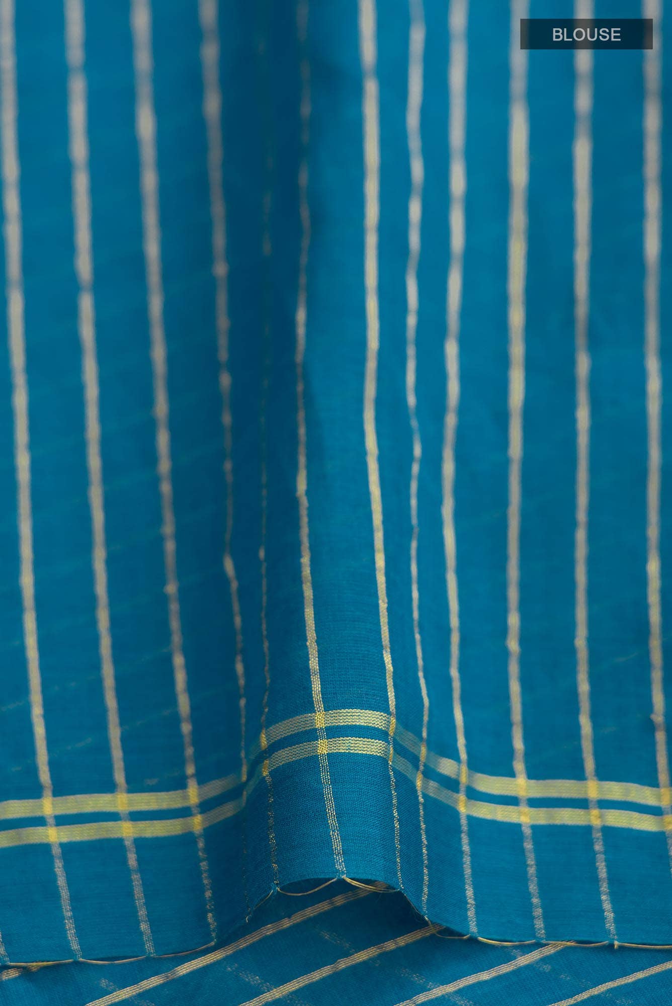 Anuradha-Dark Blue Bengal Cotton Saree