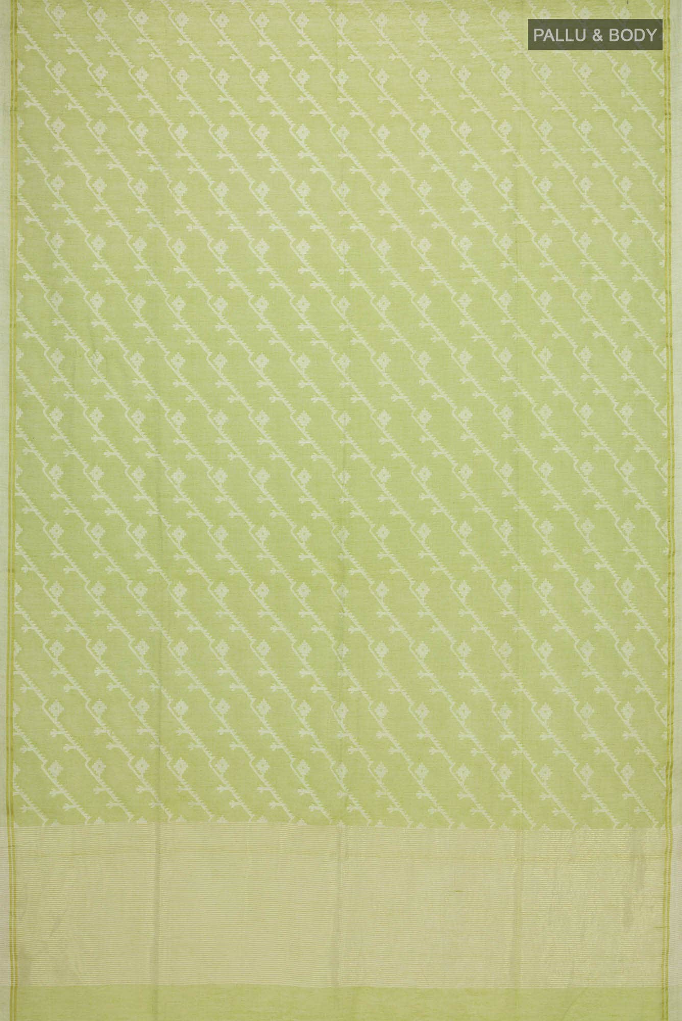 Bimala-Light Green Bengal Cotton Saree