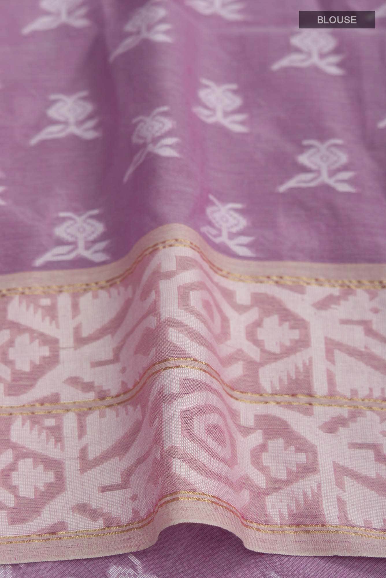 Aradhana-Purple Bengal Cotton Saree
