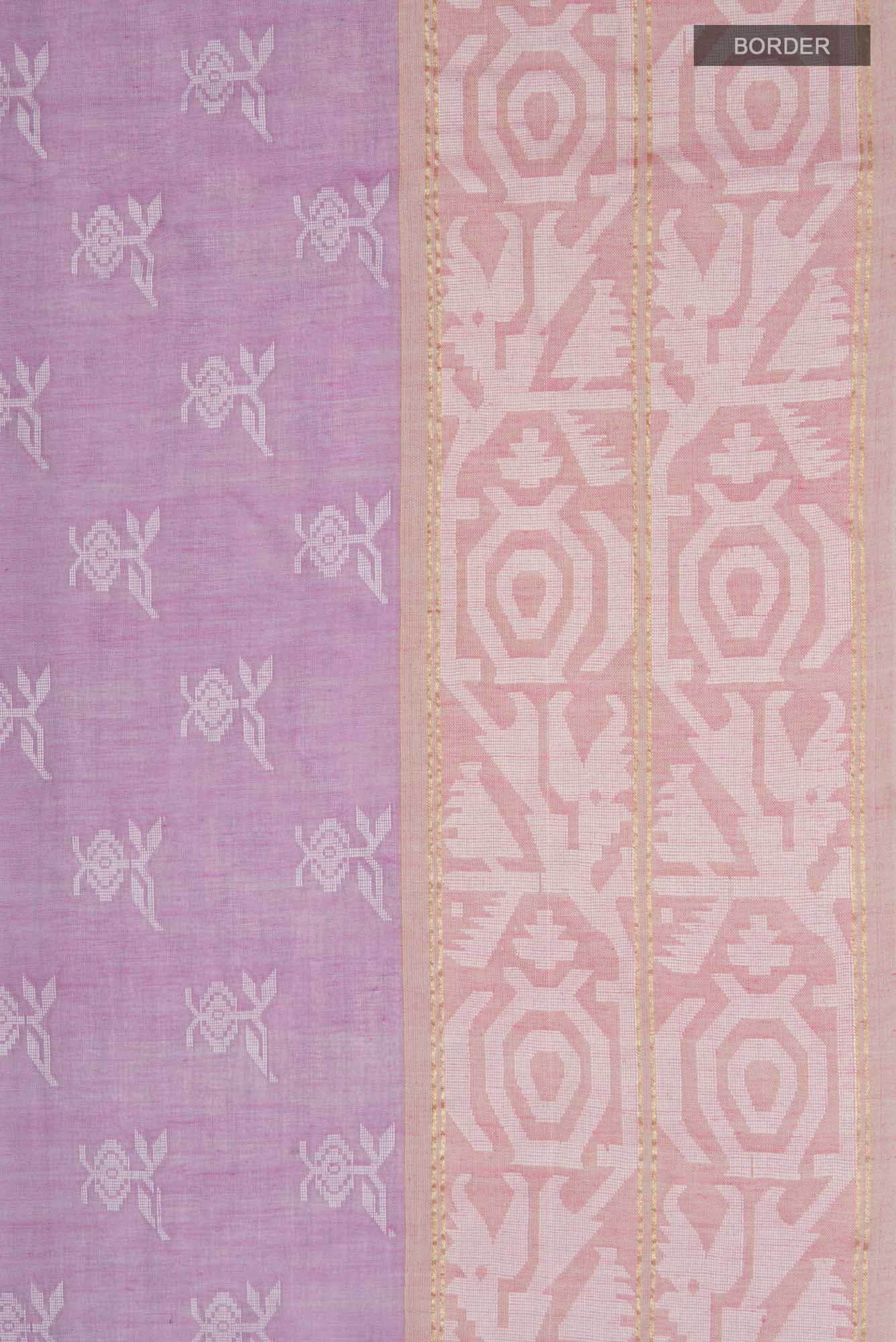 Aradhana-Purple Bengal Cotton Saree