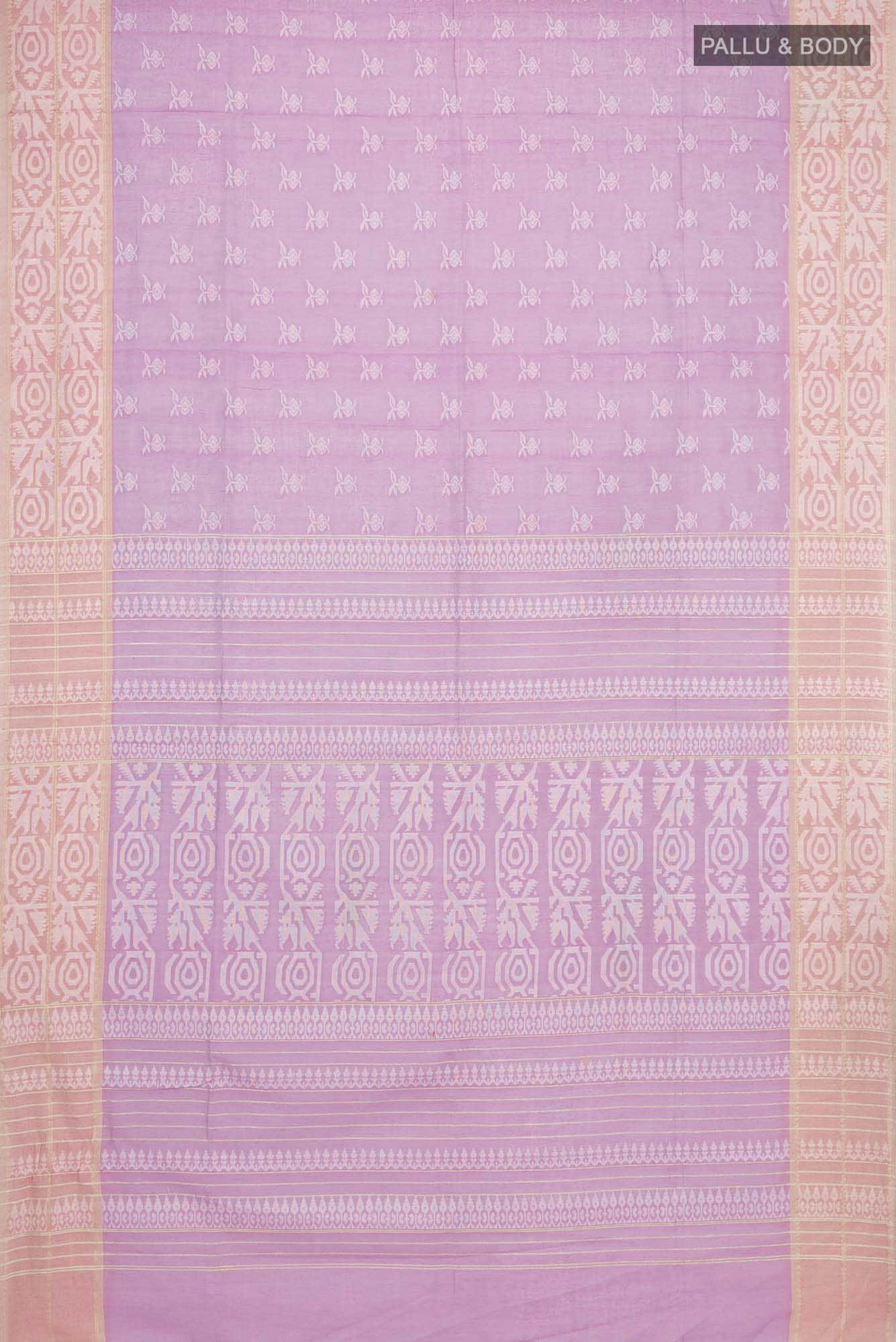 Aradhana-Purple Bengal Cotton Saree