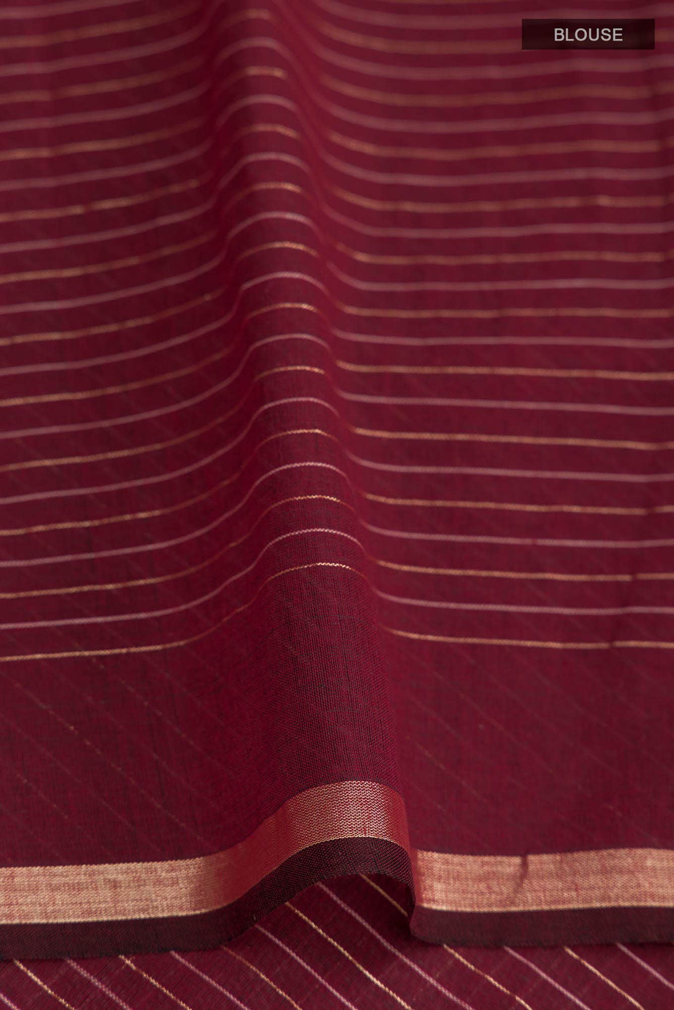 Haimanti-Maroon Bengal Cotton Saree
