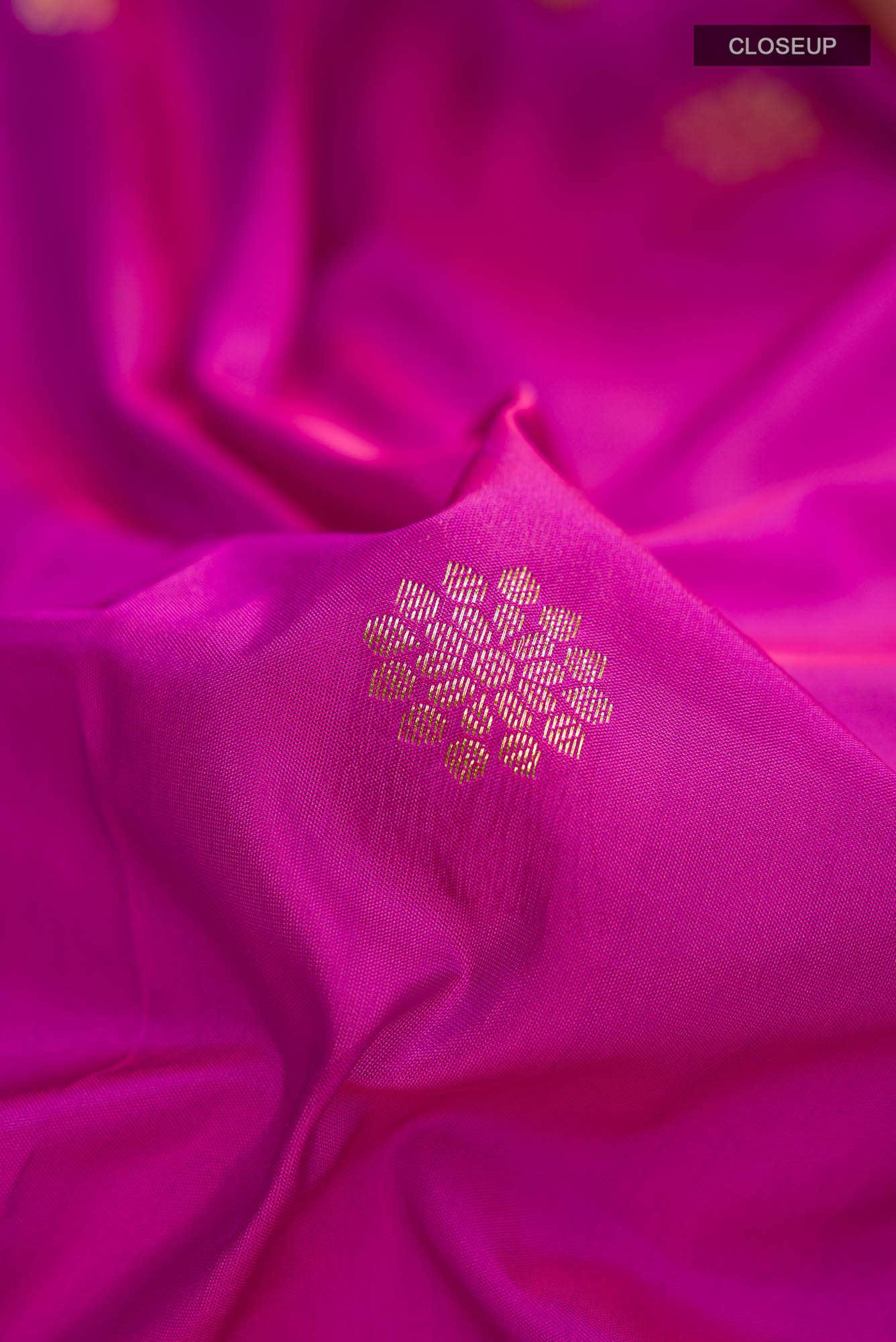 Magenta Blended Bangalore Silk Saree