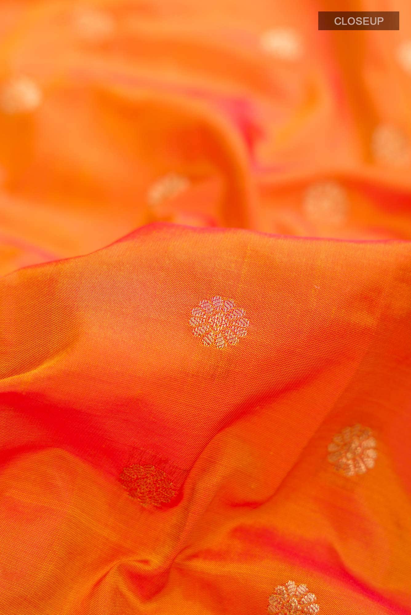Yellow Blended Bangalore Silk Saree