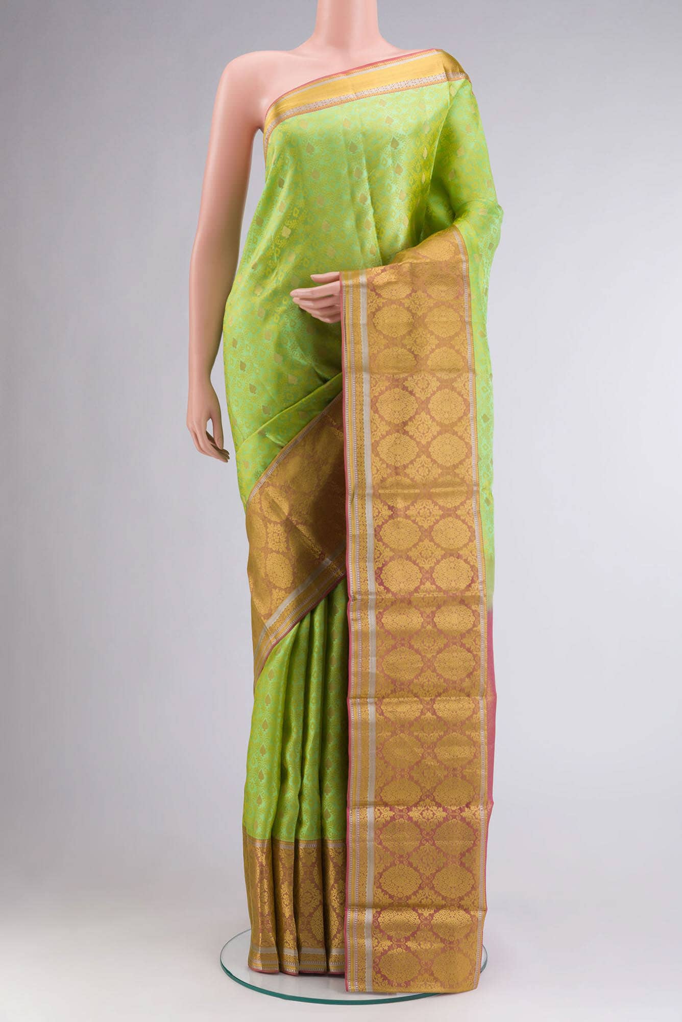 Green Kanchipuram Silk Saree
