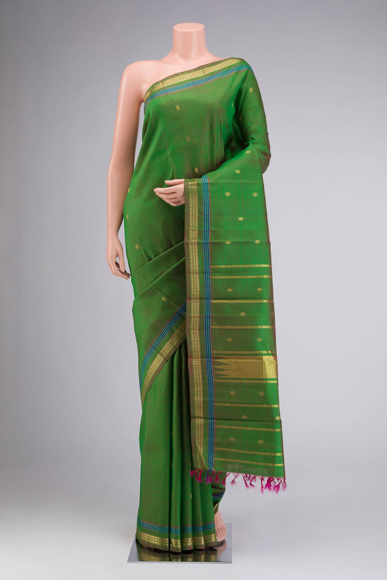 Green Kanchipuram Silk Saree