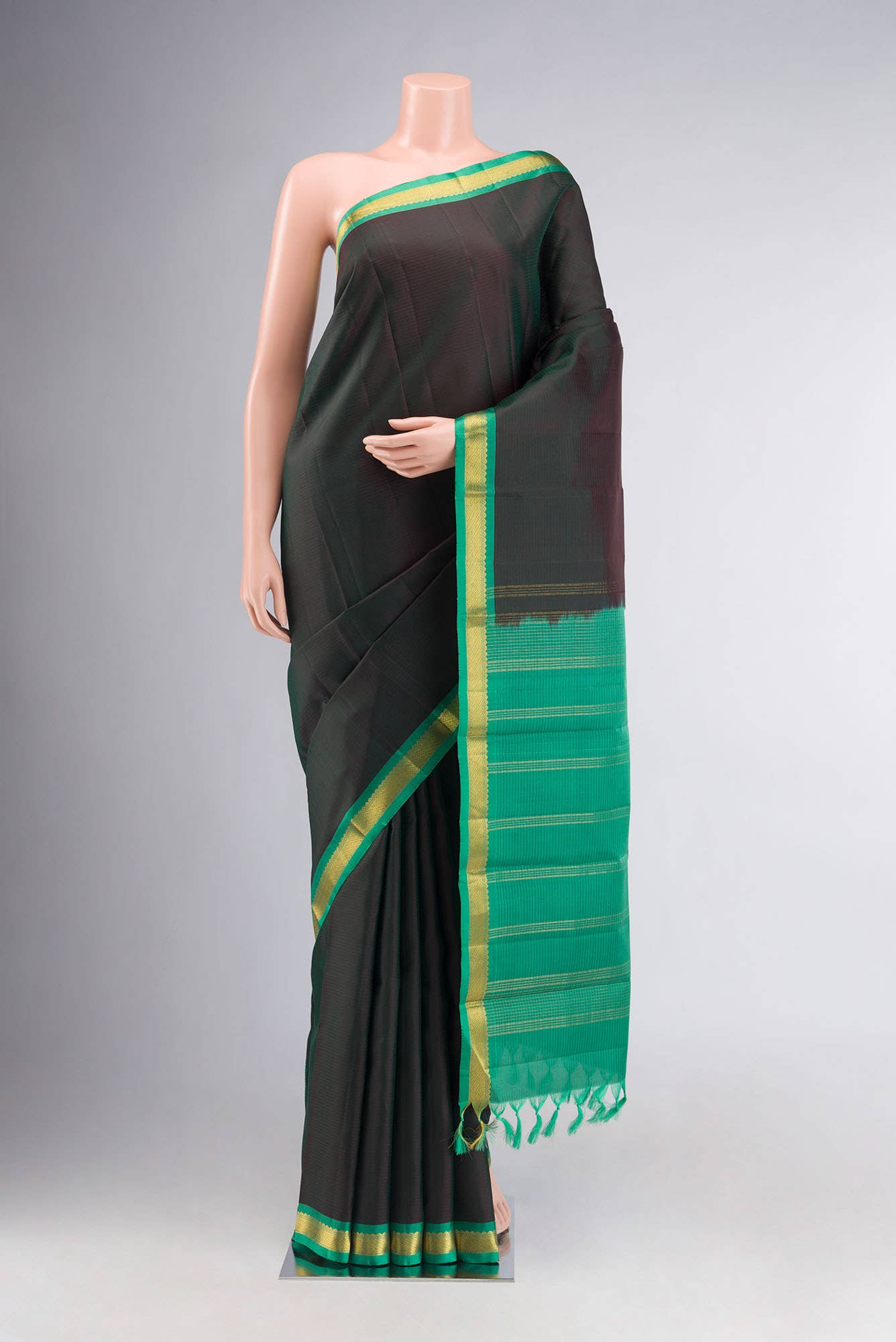 Green Kanchipuram Silk Saree