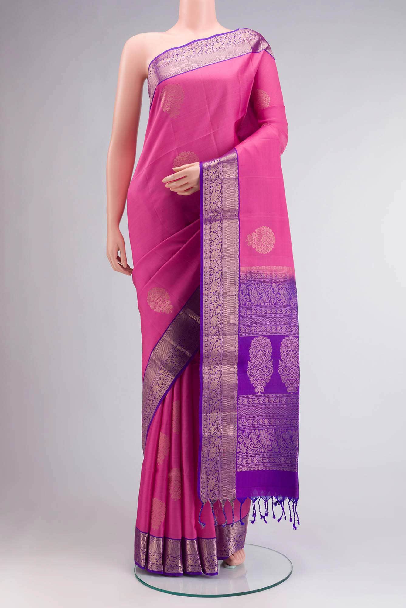 Pink Soft Silk Saree