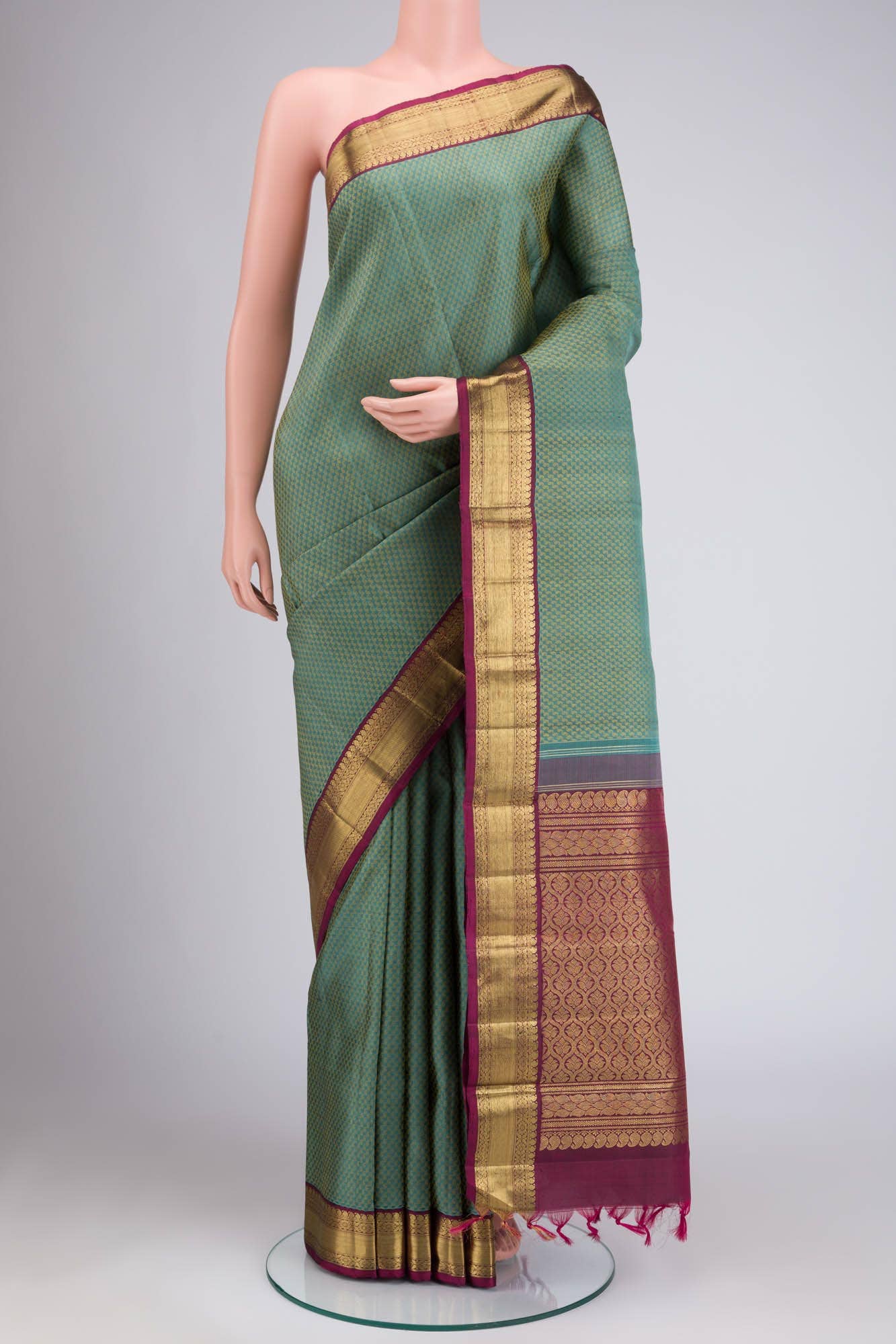 Green Kanchipuram Silk Saree