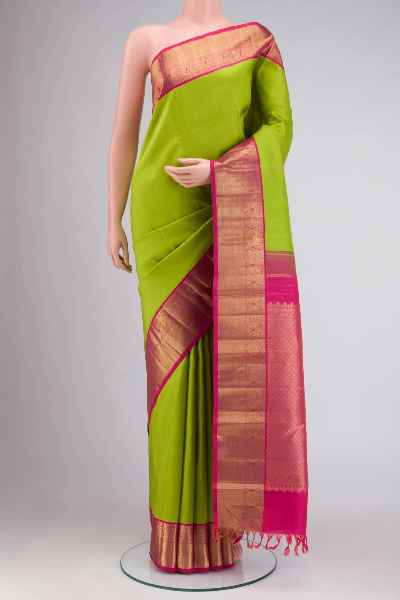 Green Kanchipuram Silk Saree
