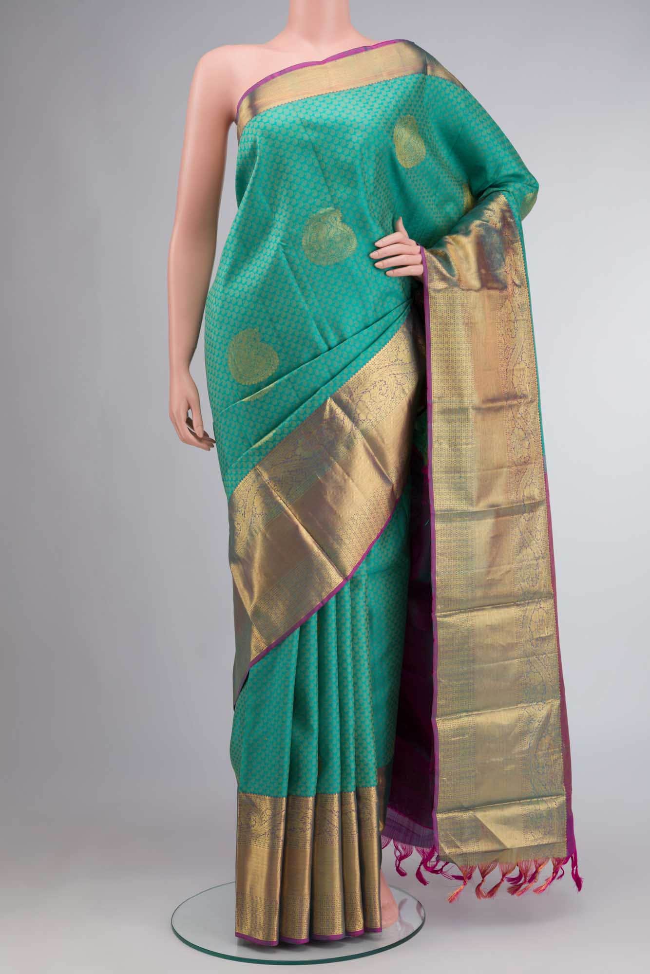 Green Kanchipuram Silk Saree
