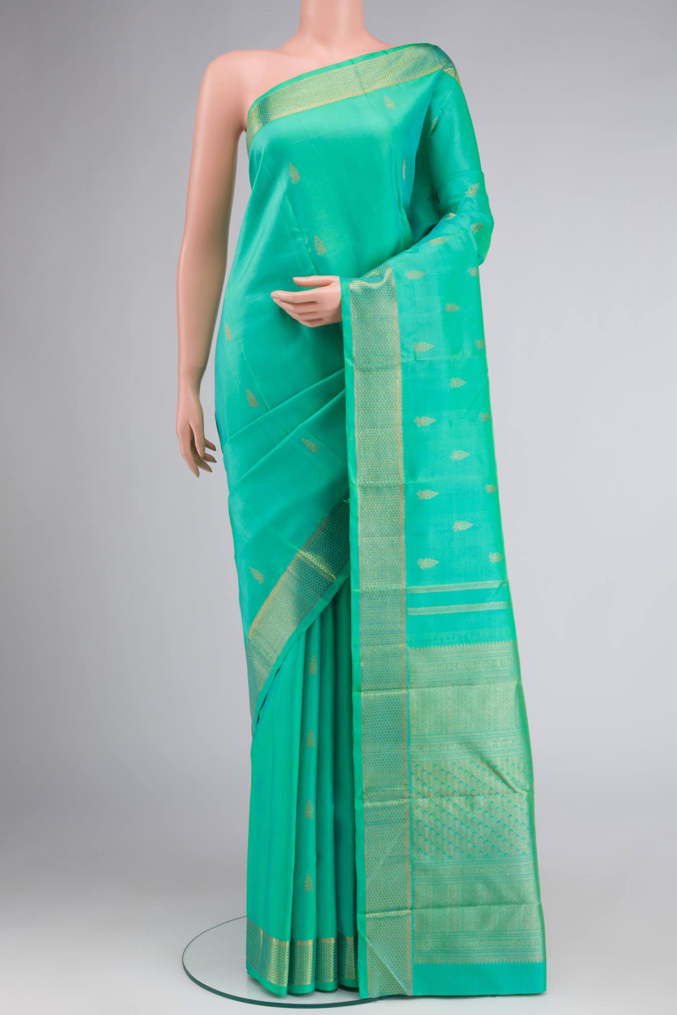 Green Kanchipuram Silk Saree